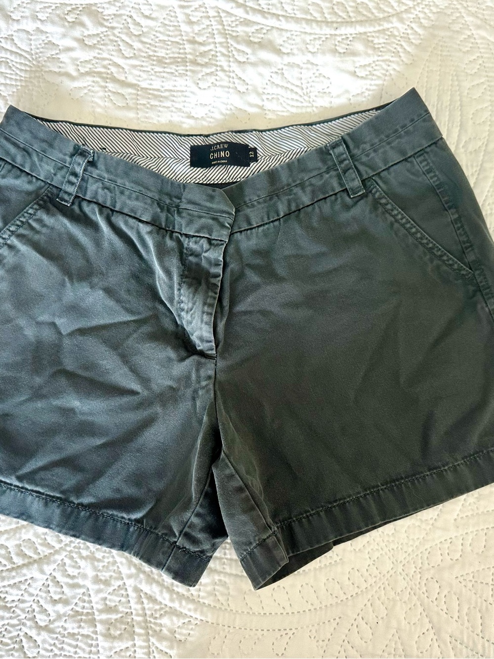 J. Crew women’s Charcoal Gray Chinos